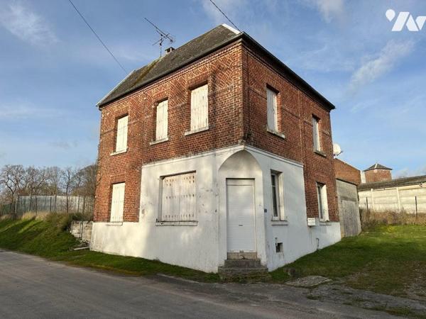 Maison à vendre sur la commune de DRIENCOURT comprenant rdc: séjour, cuisine, salle de bains, d...