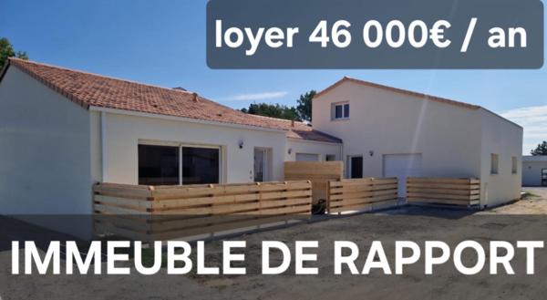 IMMEUBLE DE RAPPORT 46000euros de loyer annuel