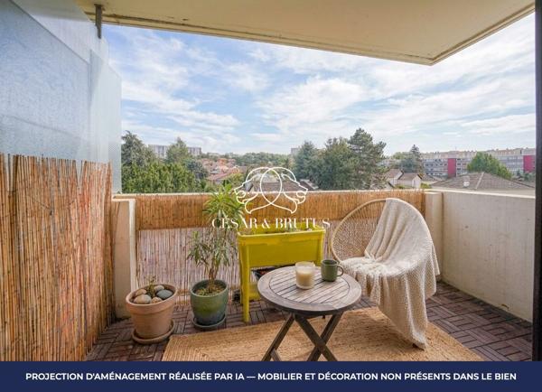 LYON 05 – appartement T4 de 94 m² avec balcon, cave et stationnement