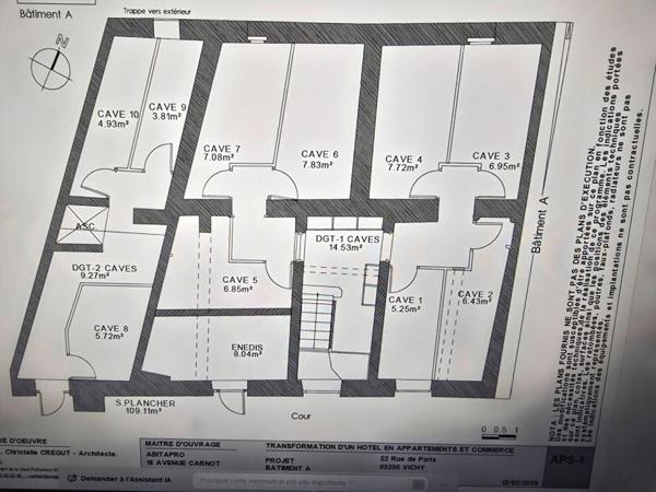 Appartement Vichy 2 pièce(s) 26 m2