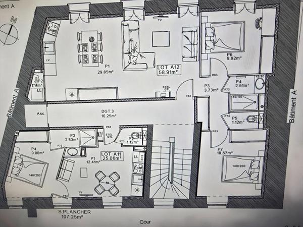 Appartement Vichy 2 pièce(s) 26 m2