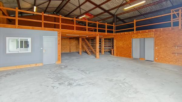 Local d'activité avec bureau et stockage à louer proche d'Eymet