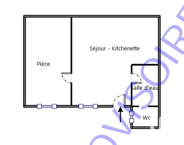 Appartement à vendre 2 pièces 23 m² Nantes
