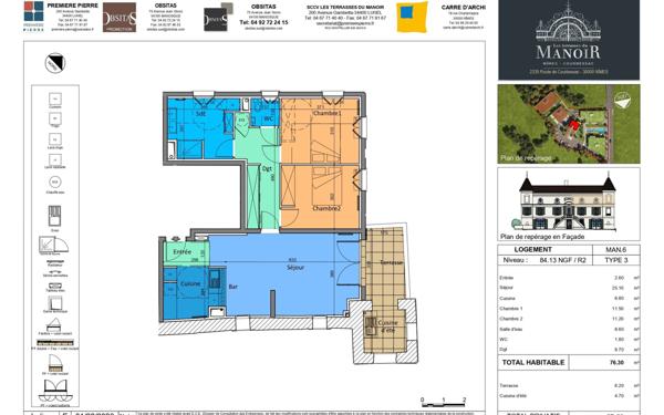Appartement à vendre    3 pièces • 76,40 m2 Nîmes