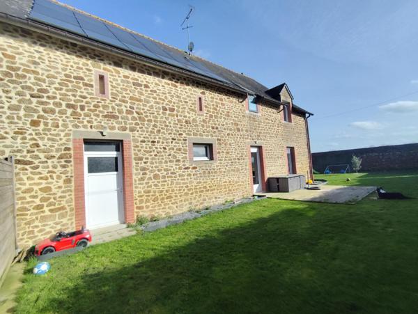 Charmante longère mitoyenne avec terrain !