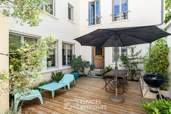 Maison de ville au design épuré et terrasse secrète à Malakoff