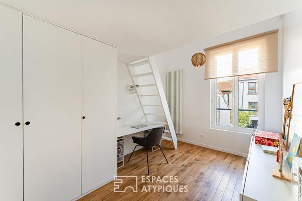 Maison de ville au design épuré et terrasse secrète à Malakoff