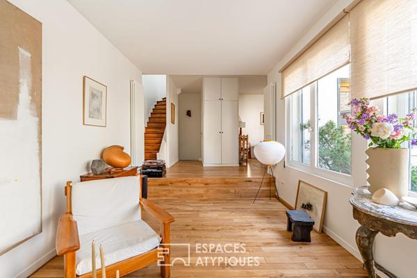 Maison de ville au design épuré et terrasse secrète à Malakoff