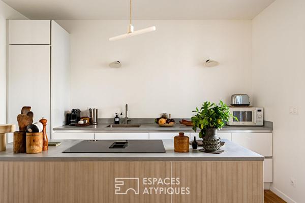 Maison de ville au design épuré et terrasse secrète à Malakoff