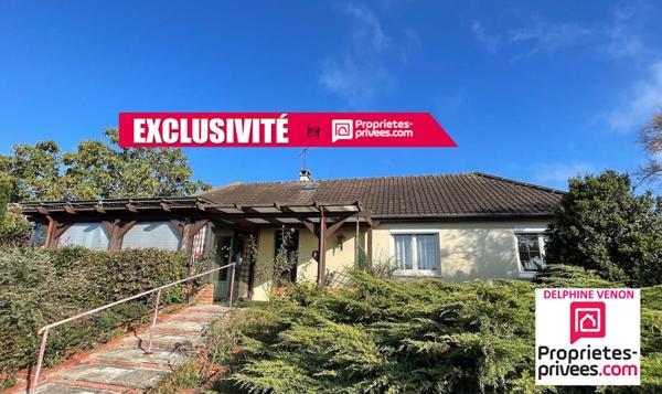 Exclusivité - Maison avec 5 chambres dont 3 en rdc + bureau  sur un terrain de 1200 m² à Chateauneuf Sur Loire
