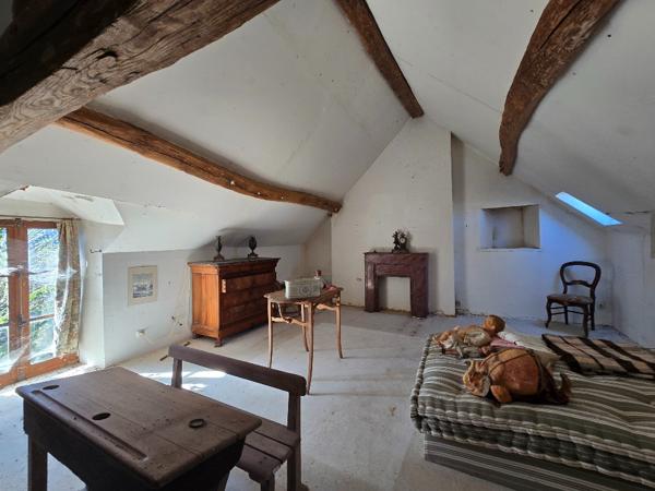 Maison de campagne de caractère 1 heure Paris sud terrain boisé avec étang 4353m²