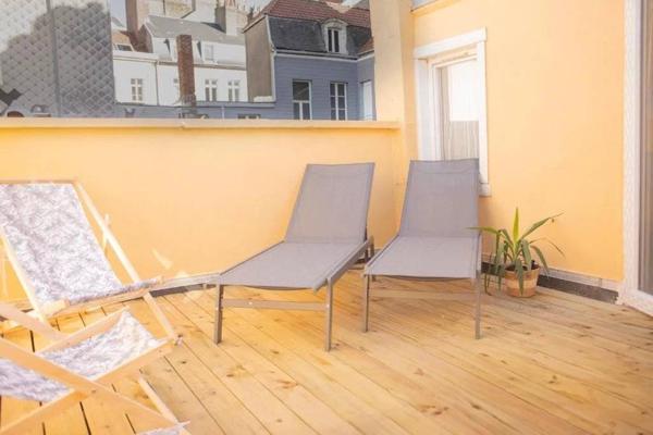 À Boulogne-Sur-Mer, appartement duplex original