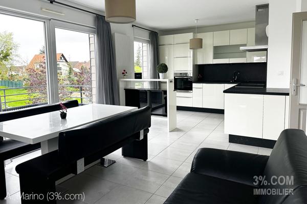 Appartement 3 pièce(s) 2 chambre(s) 62 m²