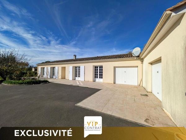 GARANTIE PROTEC+ 12 MOIS INCLUS - Maison 4 pièces avec garages et jardin