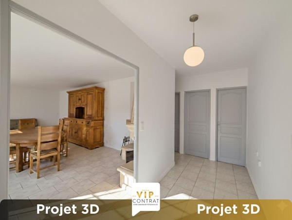 GARANTIE PROTEC+ 12 MOIS INCLUS - Maison 4 pièces avec garages et jardin