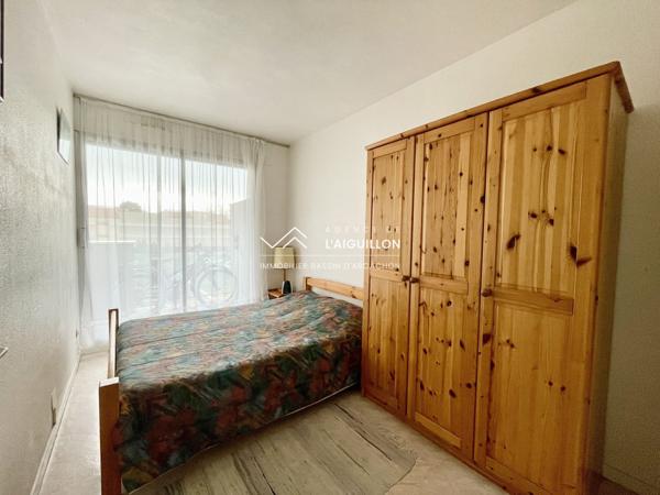 T2 cabine Arcachon Aiguillon Balcon et parking