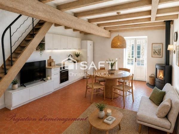Maison de village 45 m² cœur de bourg