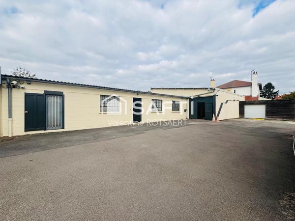Thourotte : Bureaux avec ateliers et dépendances (env 470m²)