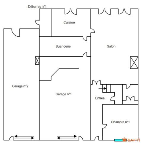 Centre-ville - 6 chambres - Jardin - Dépendances - 2 garages (43m² et 40m²)