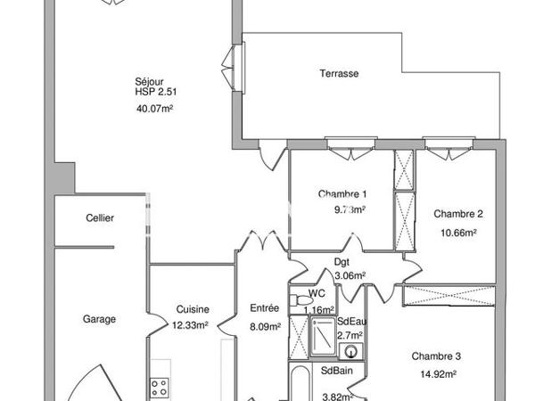 Location Maison 5 pièces 96.81 m² - 13 RUE DE LA PLANCHETTE Saint Pryve Saint Mesmin 45750
