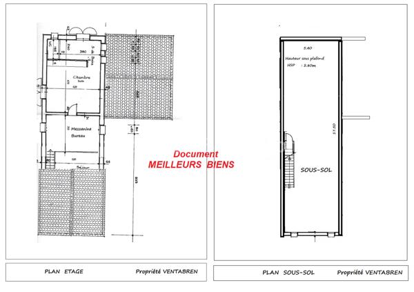 Propriété 180 m2 sur 10 000m2 à VENTABREN