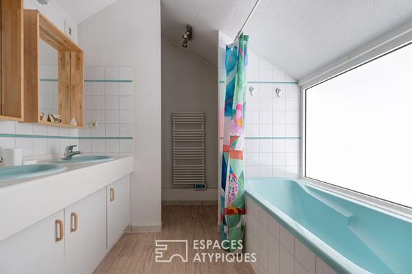 Appartement esprit loft en duplex avec vue sur le golf