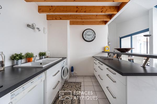 Appartement esprit loft en duplex avec vue sur le golf