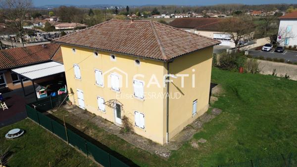 Immeuble de 2 appartements T3 et T4, sur un terrain constructible