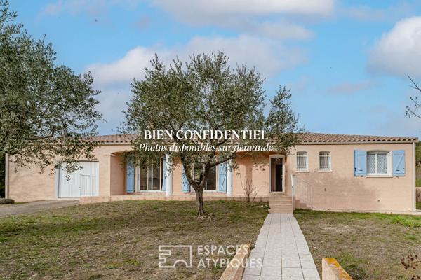 Villa au calme avec potentiel à révéler