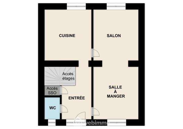 Maison de ville 136 m² à Saint-Benoît 86280