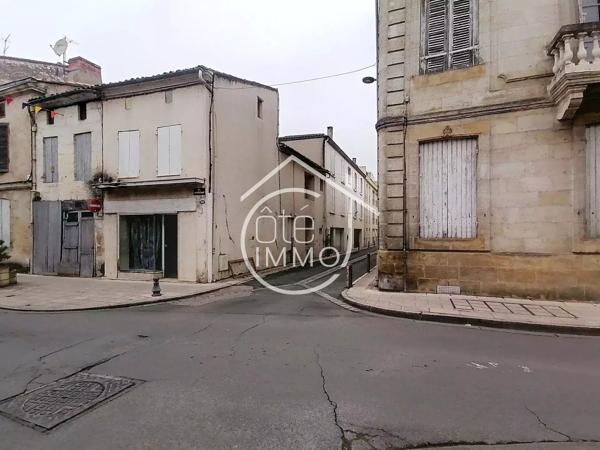Sainte Foy la Grande : Maison d'habitation de 60 M² Local commercial 15 m²