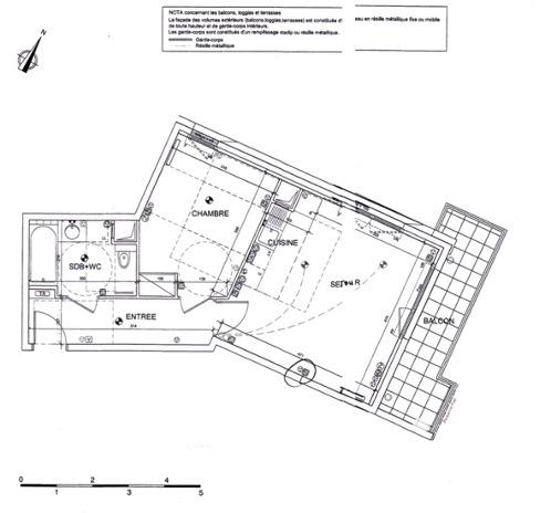Appartement à vendre 2 pièces 46,56 m² Issy-les-Moulineaux