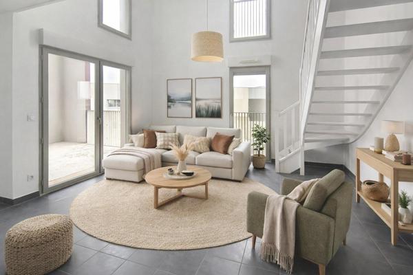 T4 en duplex aux derniers étages avec terrasse et parking