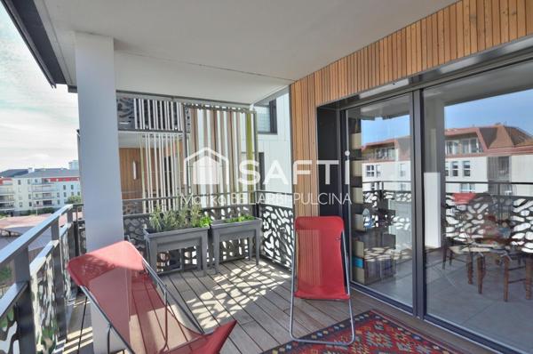 T3 de 2019 avec terrasse, vue dégagée & vie tout à pied