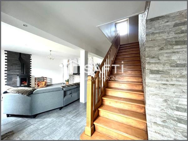 Maison de ville 5 chambres avec jardin et garages