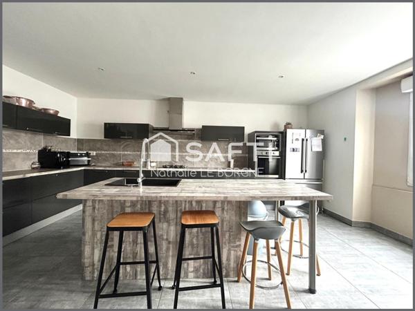 Maison de ville 5 chambres avec jardin et garages