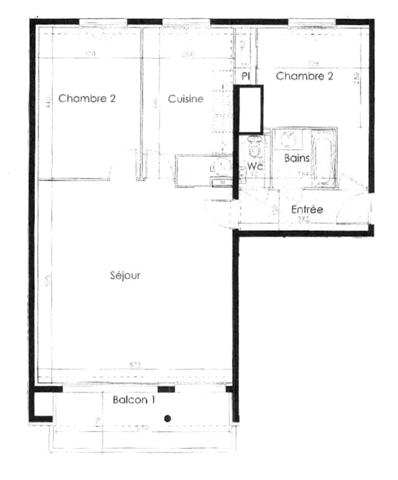 Appartement T4- Nantes GRASLIN -79 m2/balcon/Parking,  
Nantes 44100