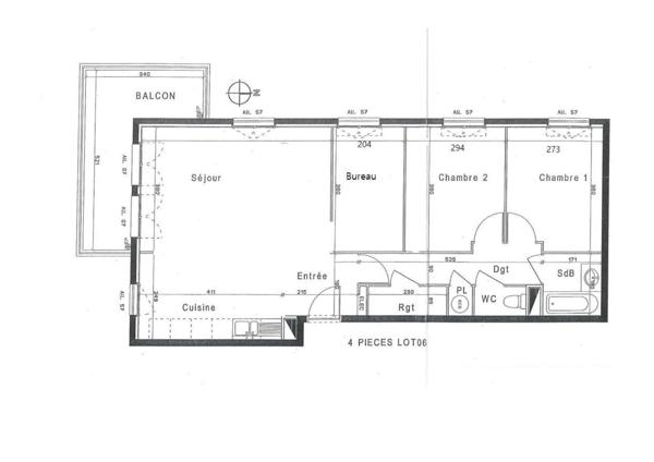 Appartement 4 pièces de 73 m² à Le Plessis-Trévise (94420)