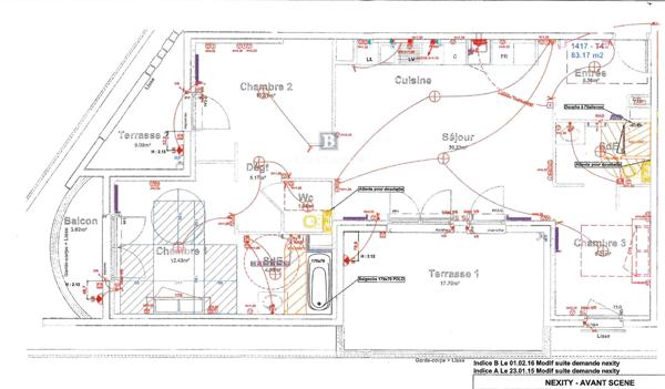 LA BAULE- CENTRE - T3 AVEC TERRASSE, GARAGE ET CAVE, La baule escoublac 44500