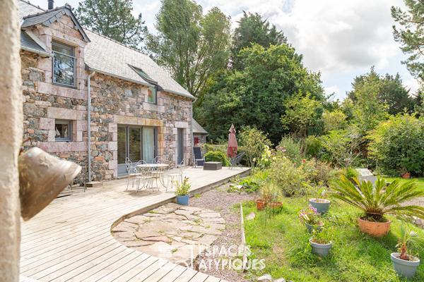 Havre de paix , corps de ferme 16ème rénové, 2 habitations, proximité mer