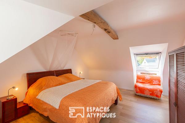 Havre de paix , corps de ferme 16ème rénové, 2 habitations, proximité mer