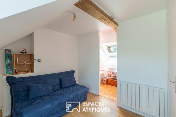 Havre de paix , corps de ferme 16ème rénové, 2 habitations, proximité mer