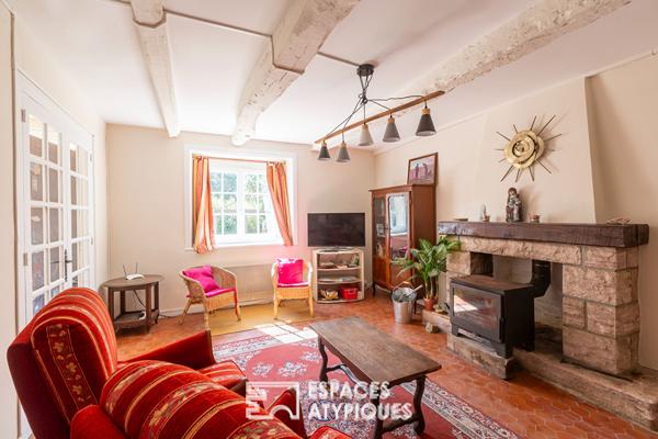 Havre de paix , corps de ferme 16ème rénové, 2 habitations, proximité mer