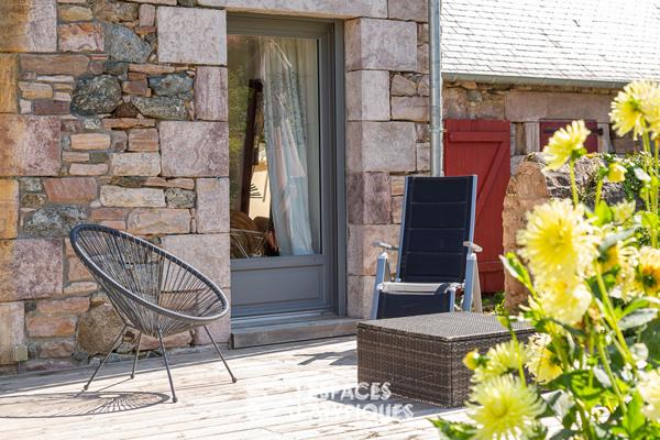 Havre de paix , corps de ferme 16ème rénové, 2 habitations, proximité mer