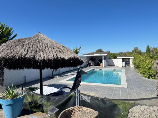 Maison 175 m² au calme, avec piscine, vue Vercors.