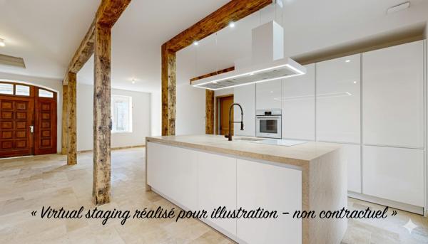 MAISON DE VILLE R+1 avec GARAGE, DEPENDANCES et EXTERIEUR