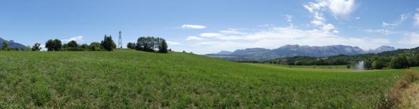 Terrain viabilisé avec une vue exceptionnelle!