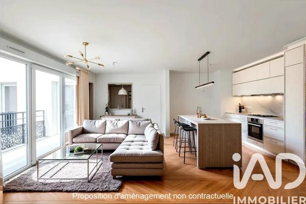 Appartement à vendre 3 pièces 68 m² Villeneuve-la-Garenne