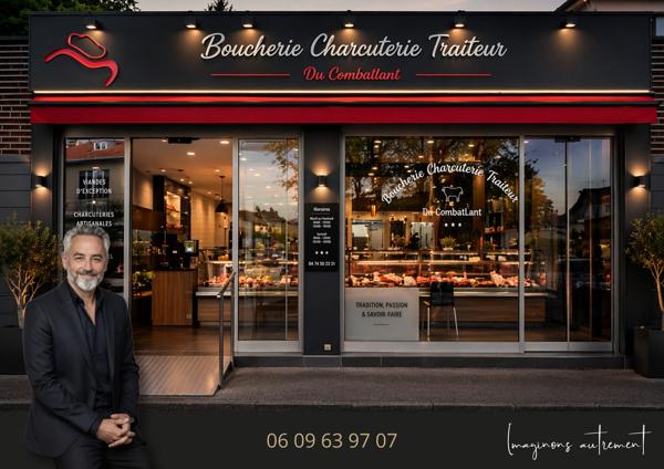 Boucherie rentable – Emplacement premium – 600K€ de CA