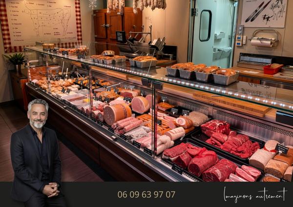 Boucherie rentable – Emplacement premium – 600K€ de CA